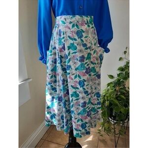 Floral Midi Skirt